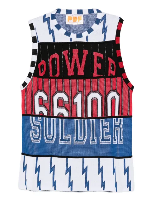 PDF lightning-bolt panelled vest
