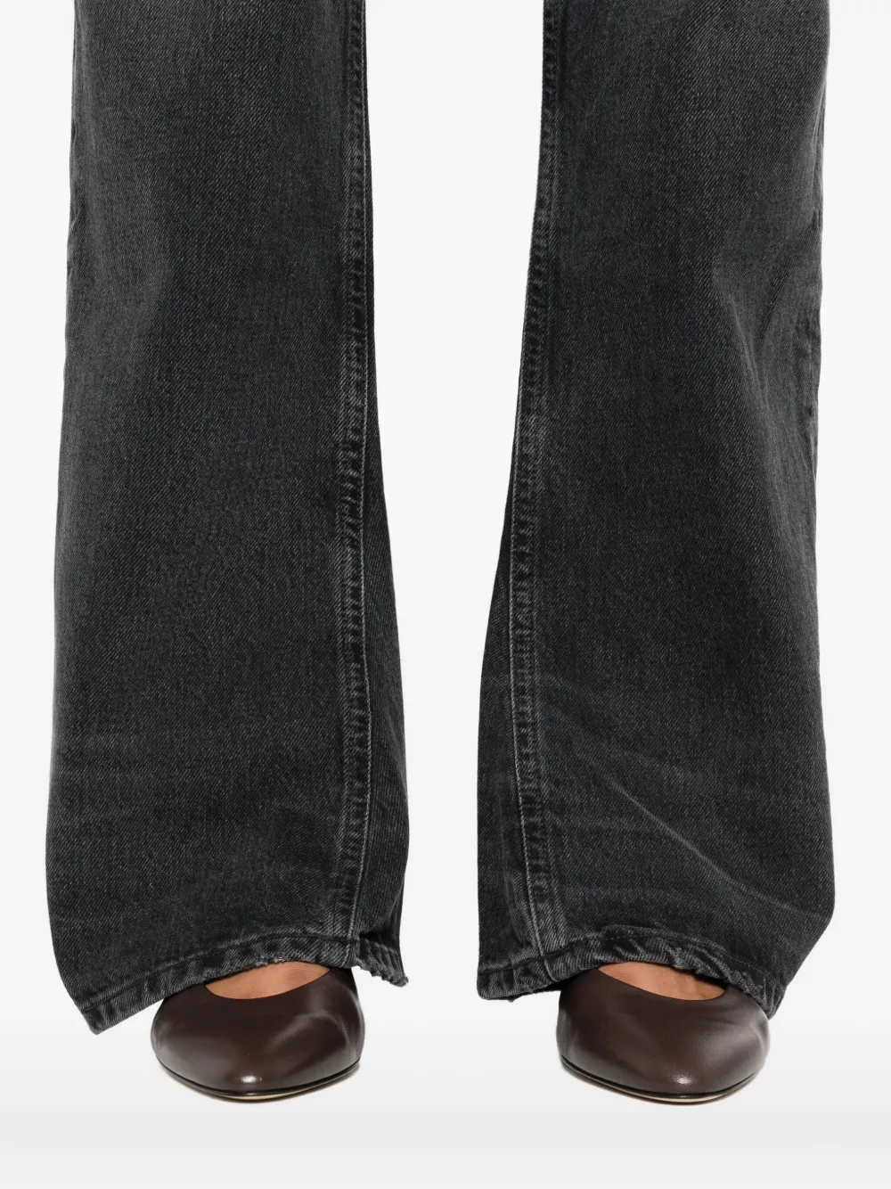 AGOLDE flared jeans Zwart