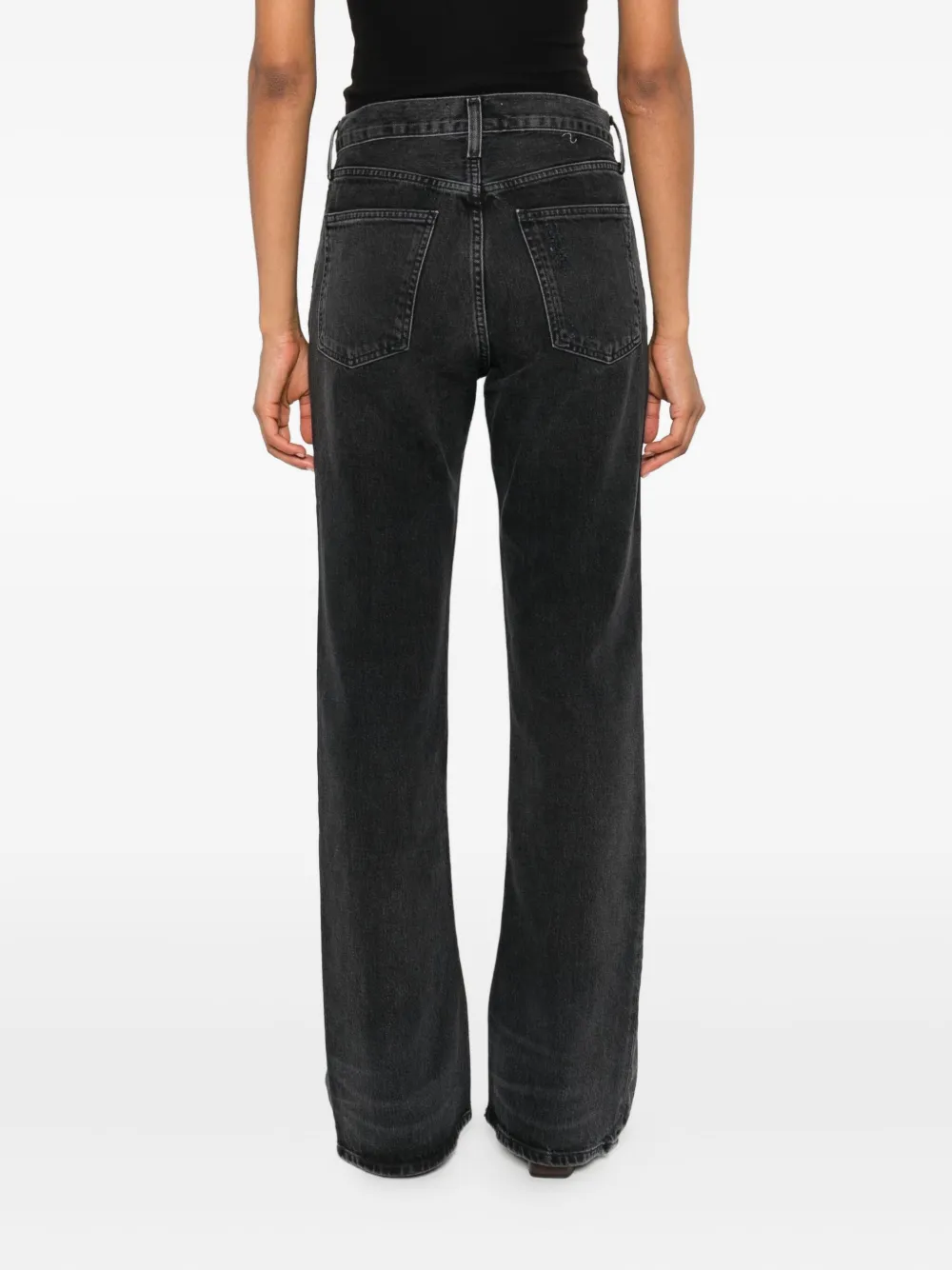 AGOLDE flared jeans Zwart