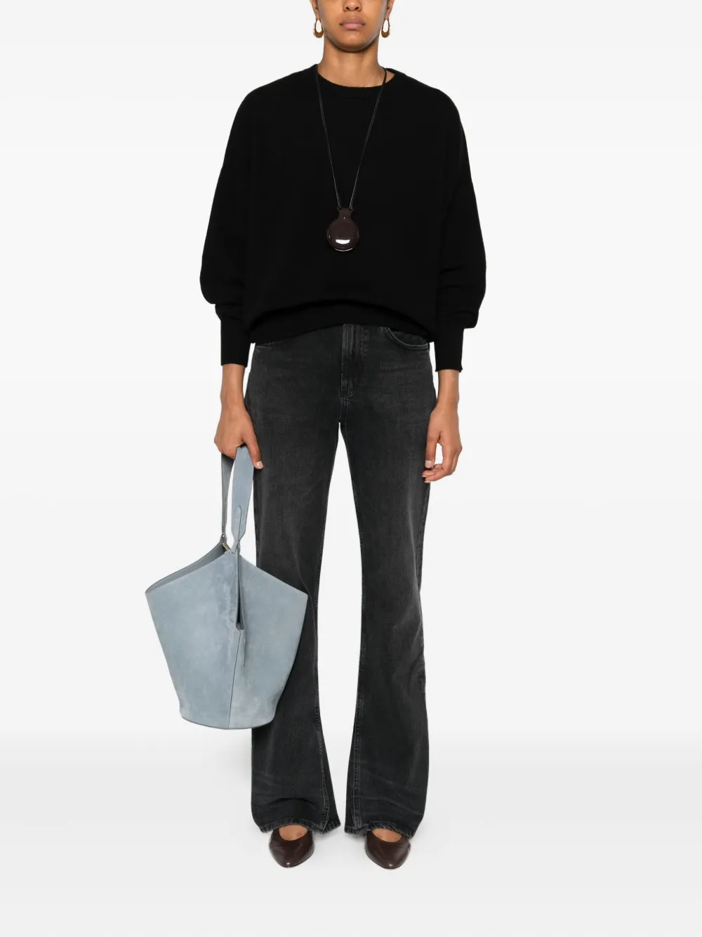 AGOLDE flared jeans Zwart
