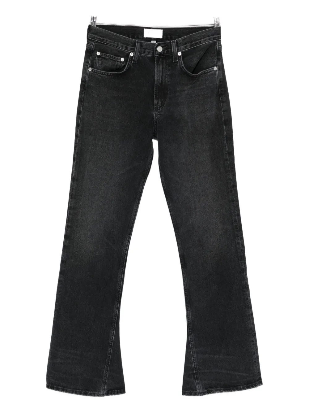 Agolde Flared Jeans In Black