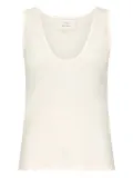 LouLou de Saison scoop-neckline tank top - White