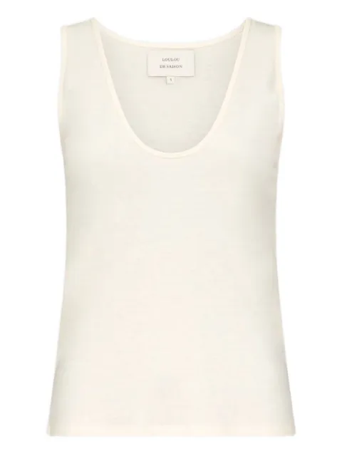 LouLou de Saison scoop-neckline tank top