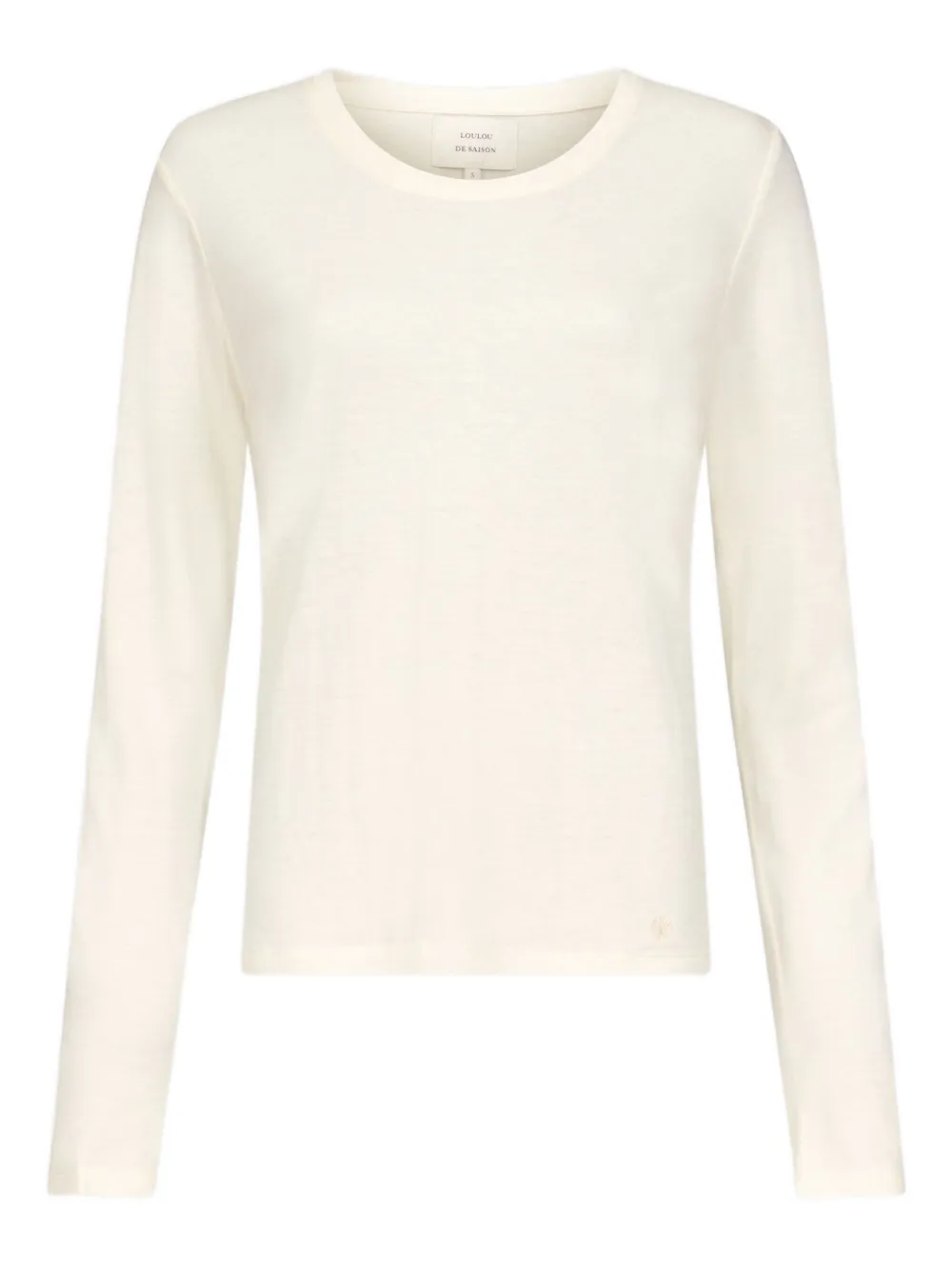 LouLou de Saison longsleeve top - ホワイト LouLou de Saison longsleeve top - ホワイト