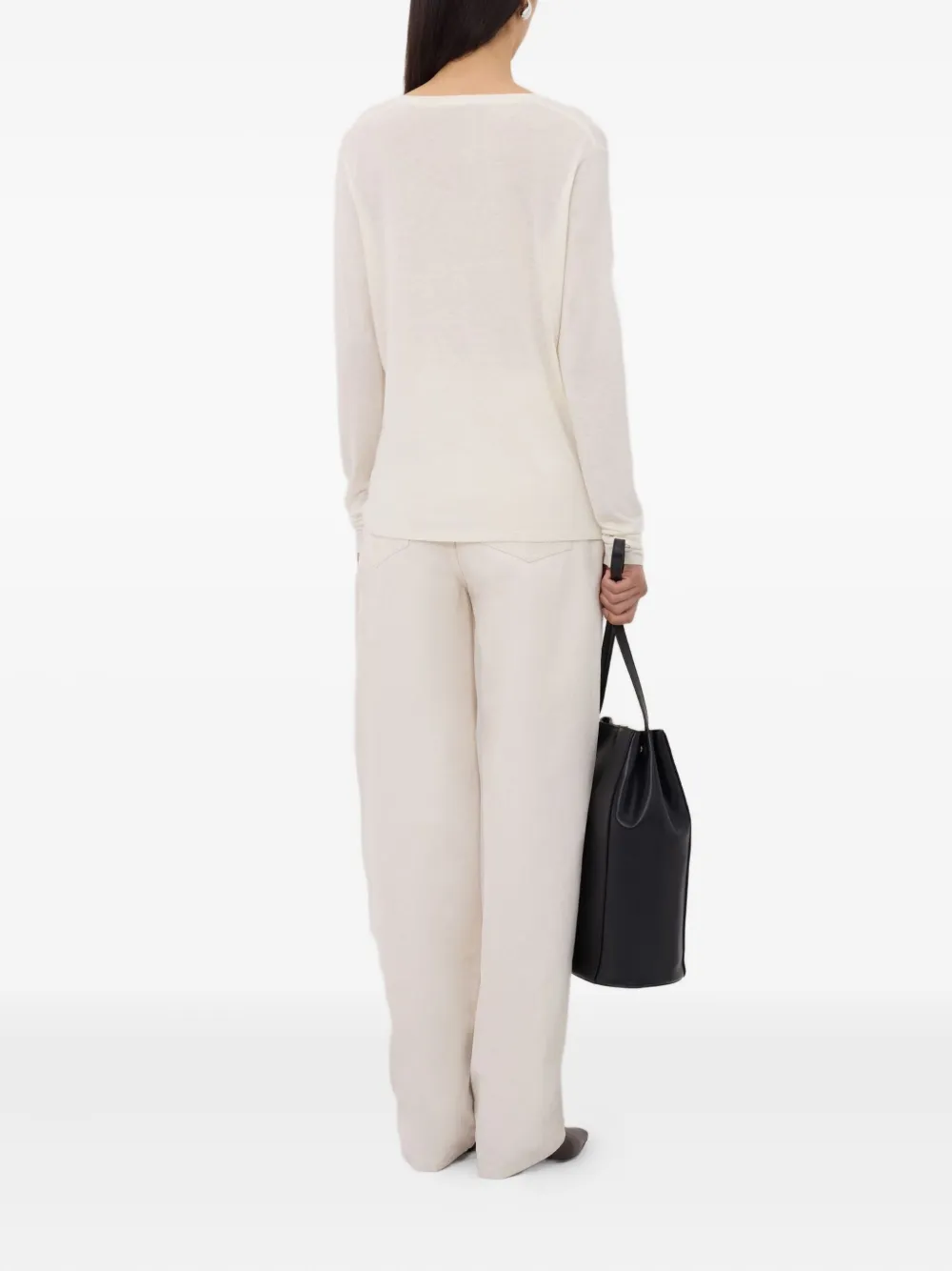 LouLou de Saison longsleeve top Wit