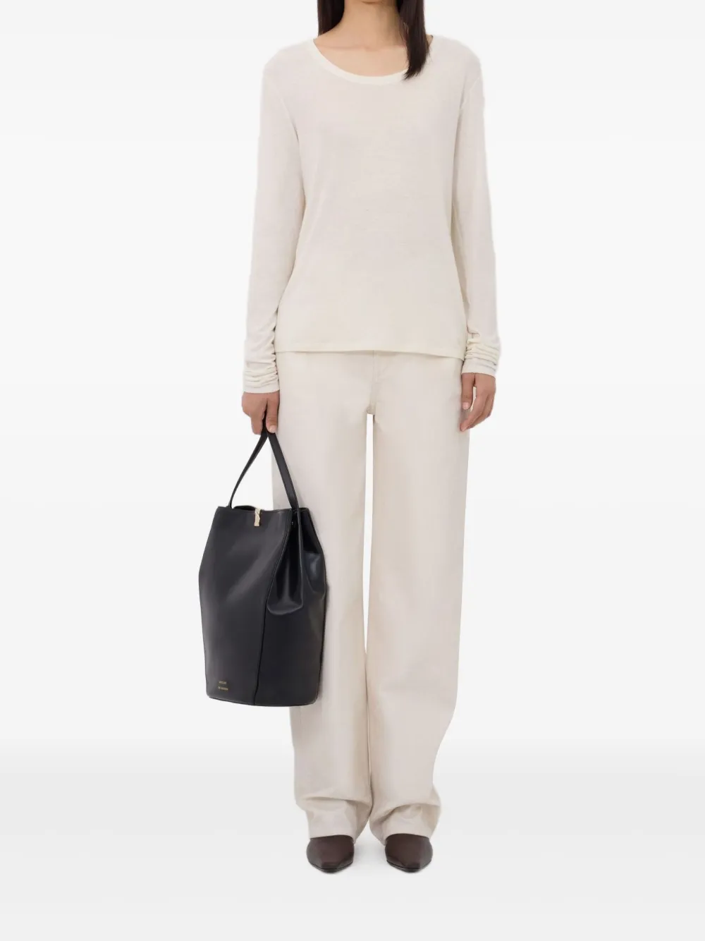 LouLou de Saison longsleeve top Wit
