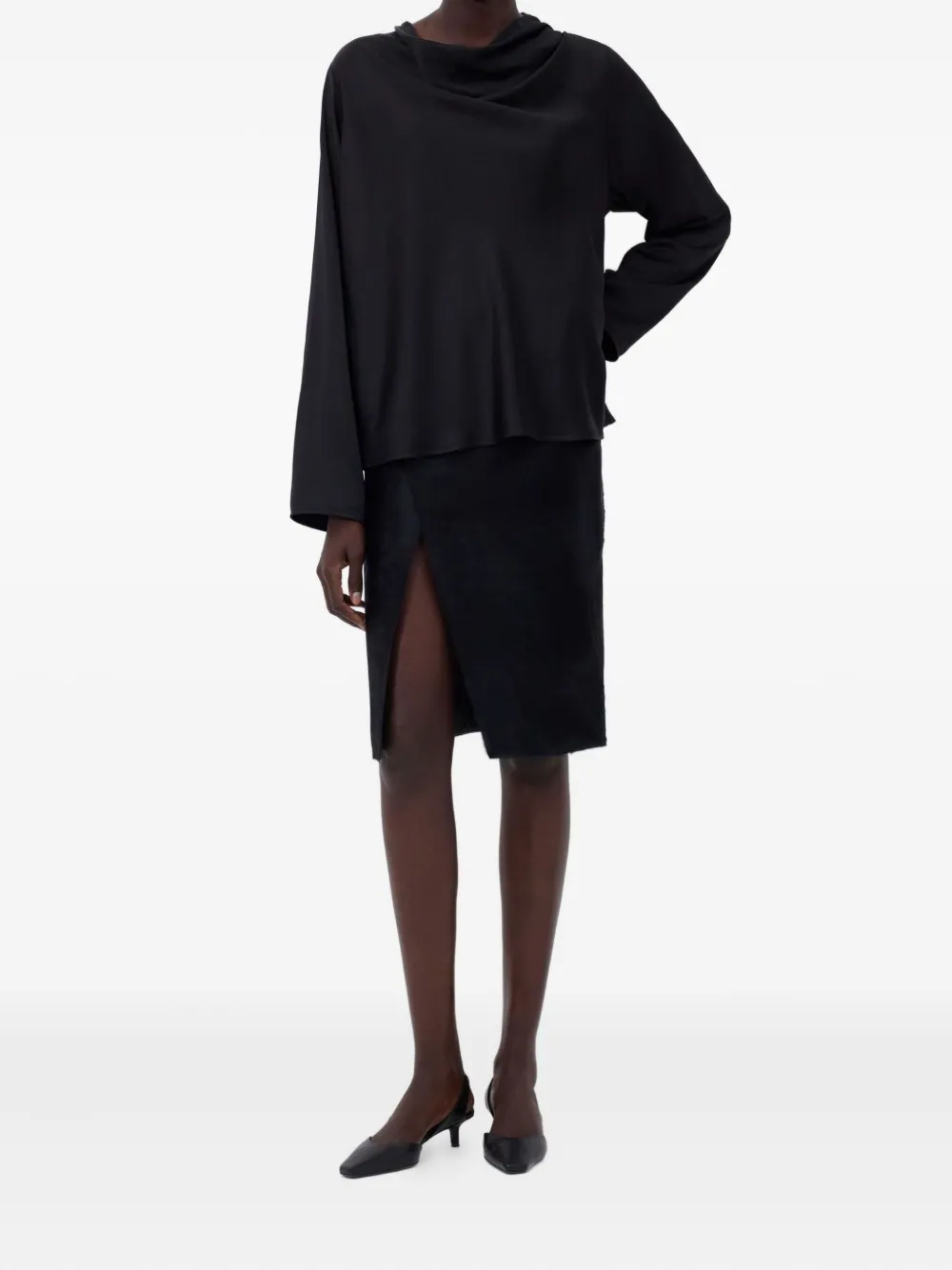 LouLou de Saison Riddy blouse - Zwart