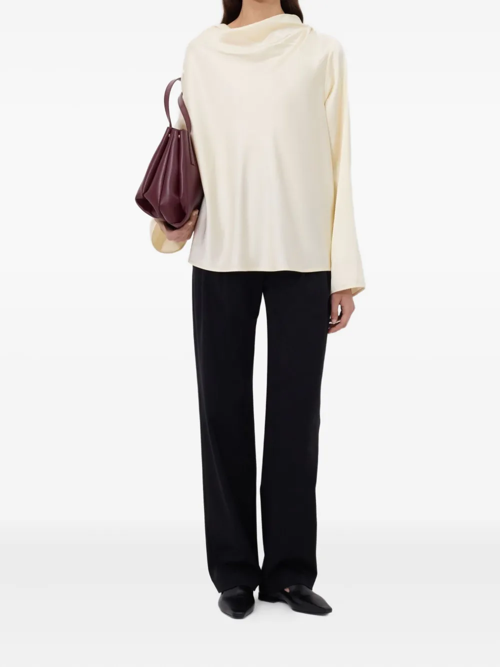 LouLou de Saison draped blouse - Beige