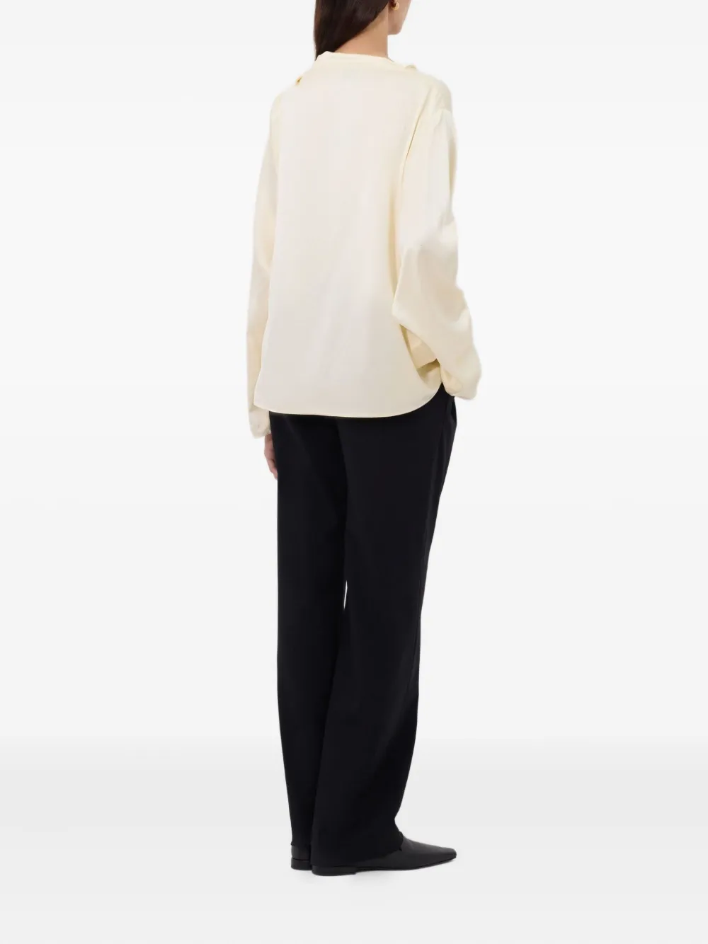 LouLou de Saison draped blouse Beige