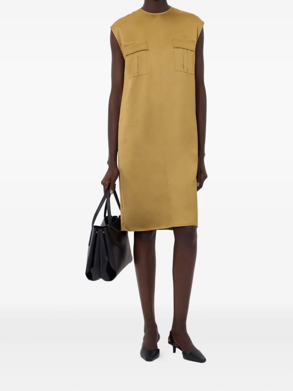 LouLou de Saison Seena midi dress - Bruin