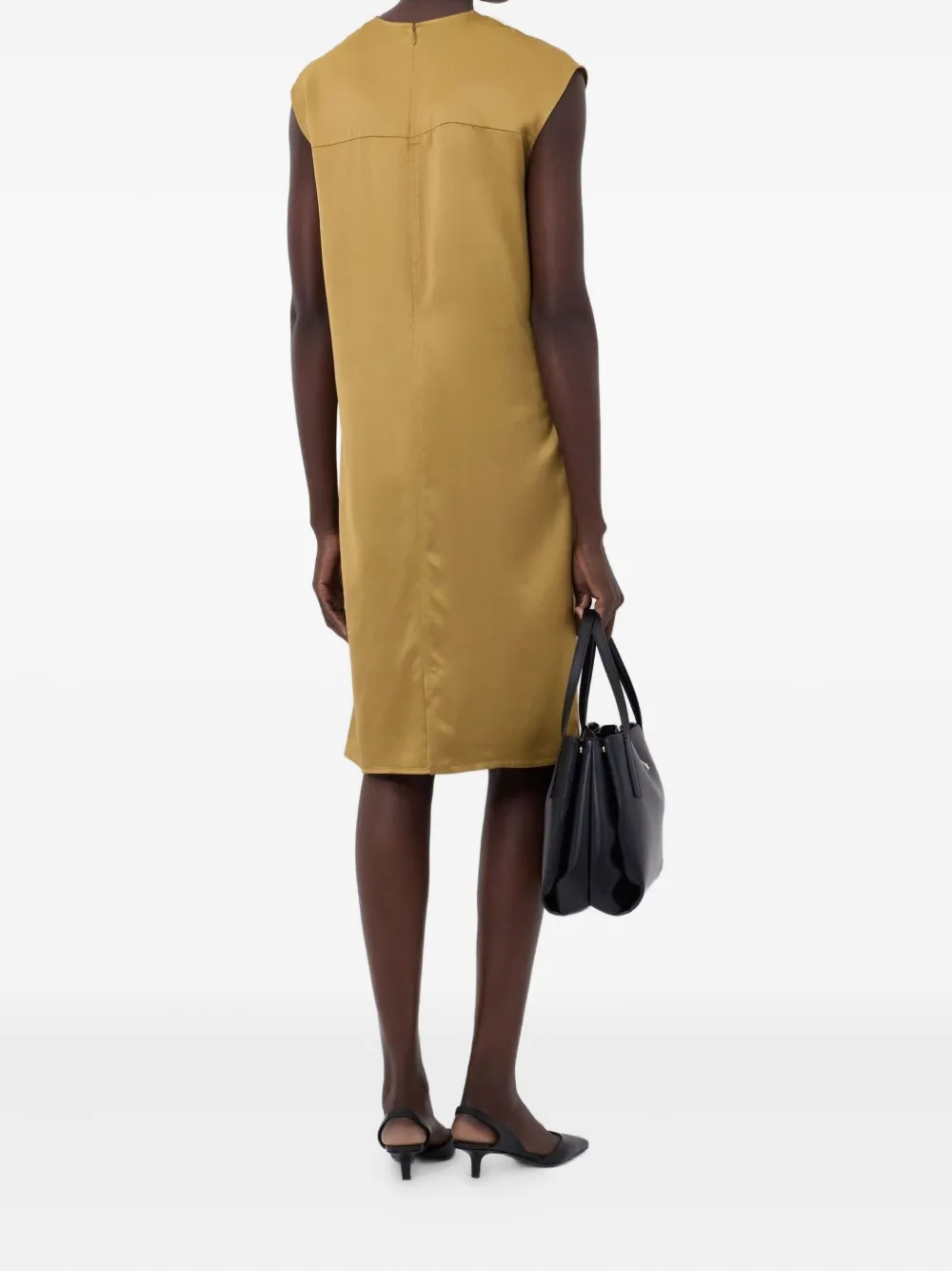 LouLou de Saison Seena midi-jurk Bruin