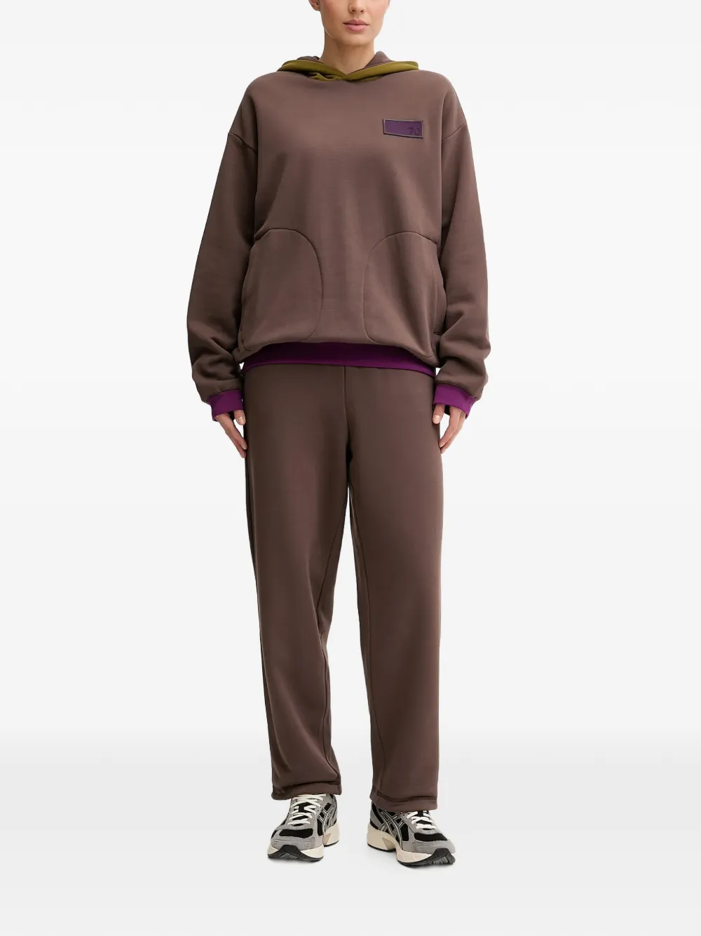 Ea7 Emporio Armani long-sleeve reversible hoodie - Groen