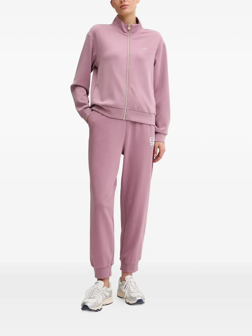 Ea7 Emporio Armani Sweater met rits Roze