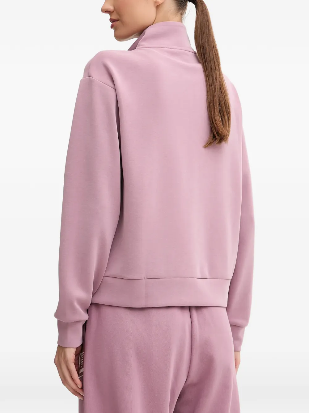 Ea7 Emporio Armani Sweater met rits Roze