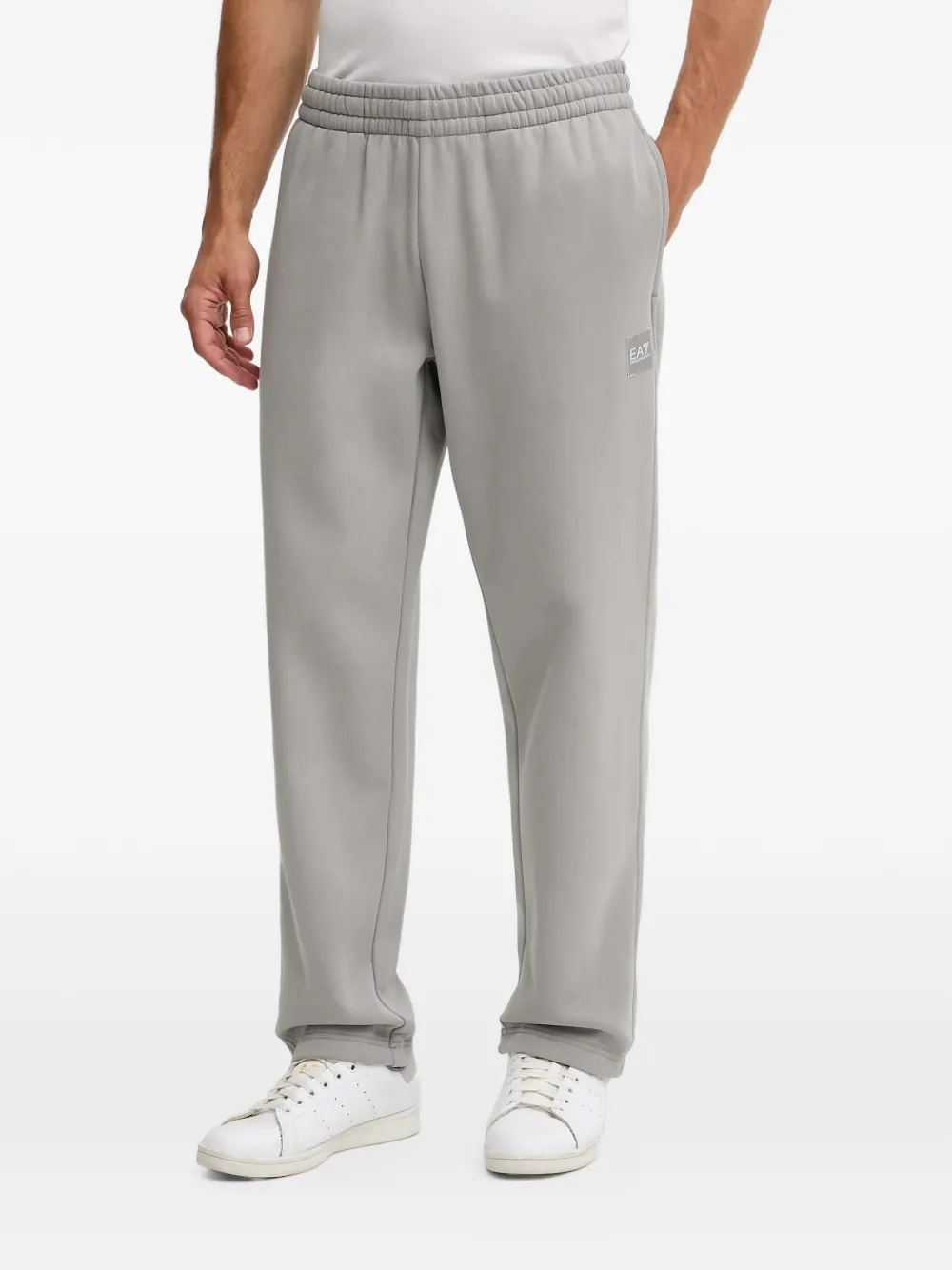 Ea7 Emporio Armani logo-print drawstring tracksuit Grijs