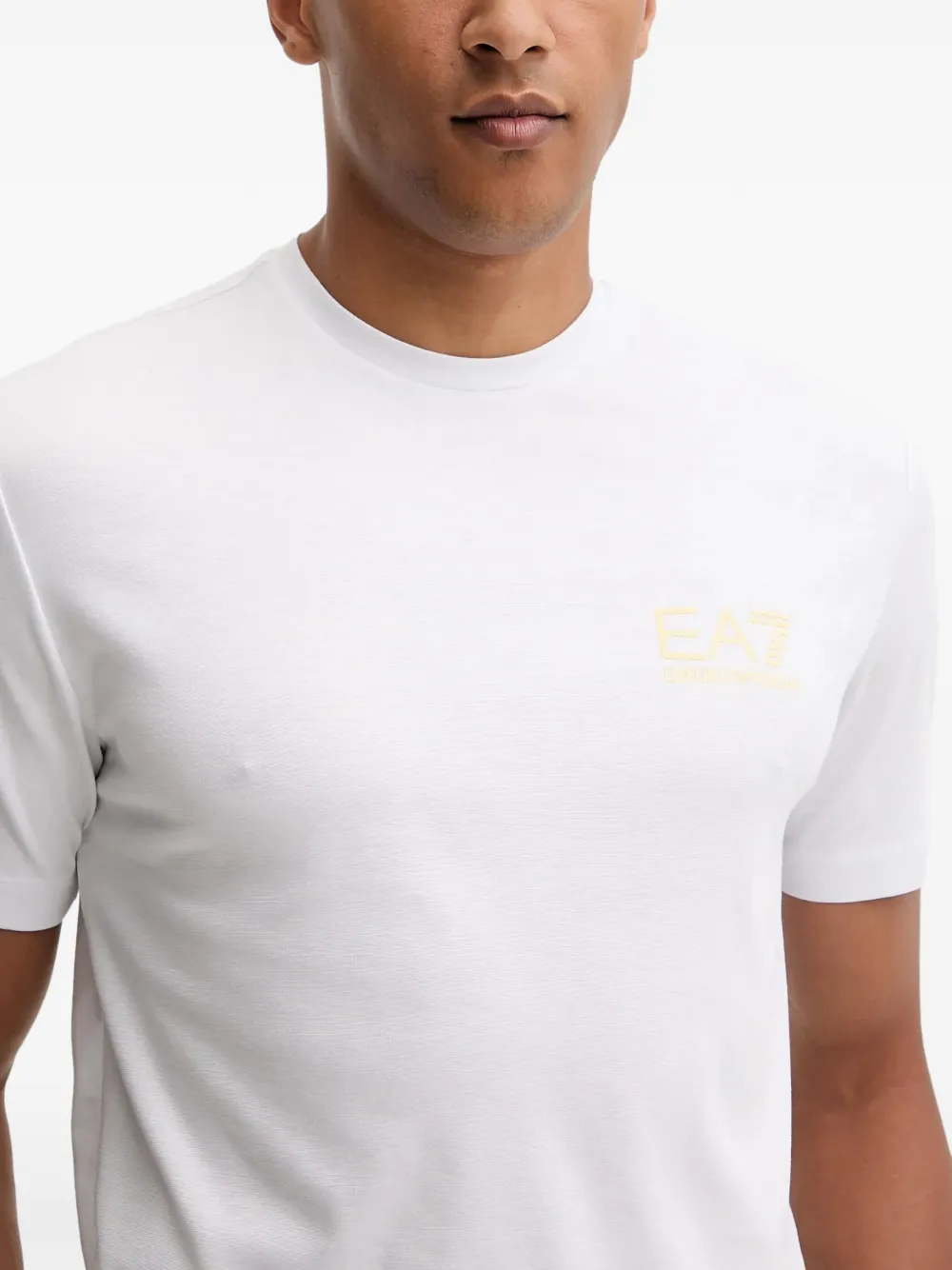 Ea7 Emporio Armani logo-detail T-shirt Wit