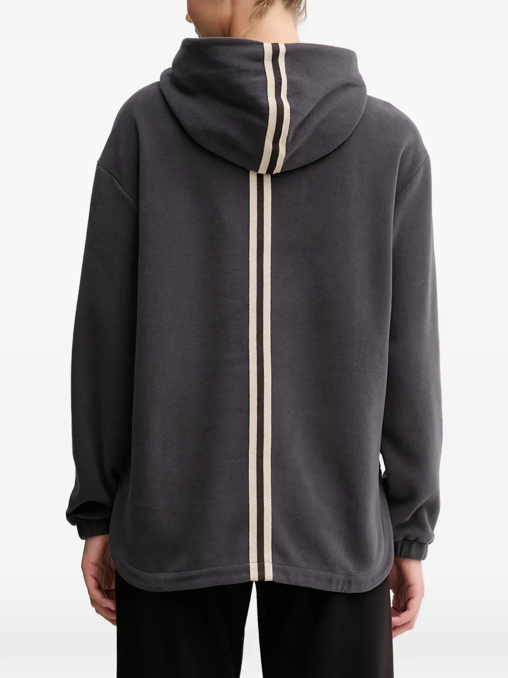 Ea7 Emporio Armani half-zip hoodie Grijs