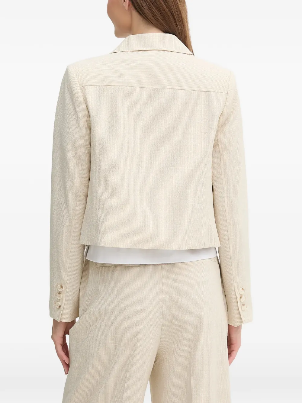 Dkny Flap-pocket Button Shirt Jacket In Neutral