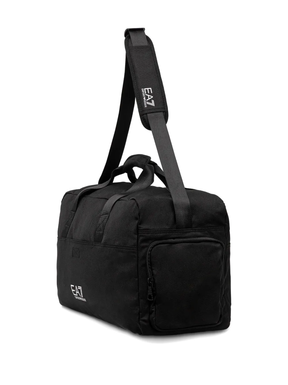 Ea7 Emporio Armani logo-strap gym bag - Zwart
