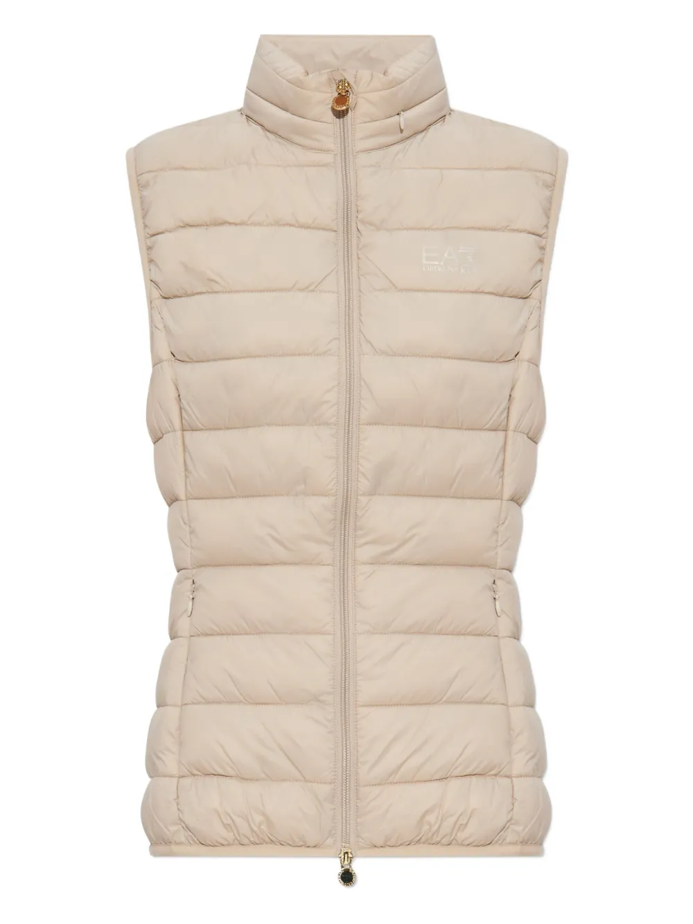 Ea7 Emporio Armani hooded padded gilet - Neutrals