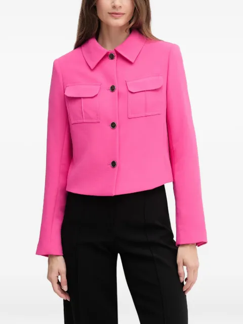 DKNY button flap-pocket jacket