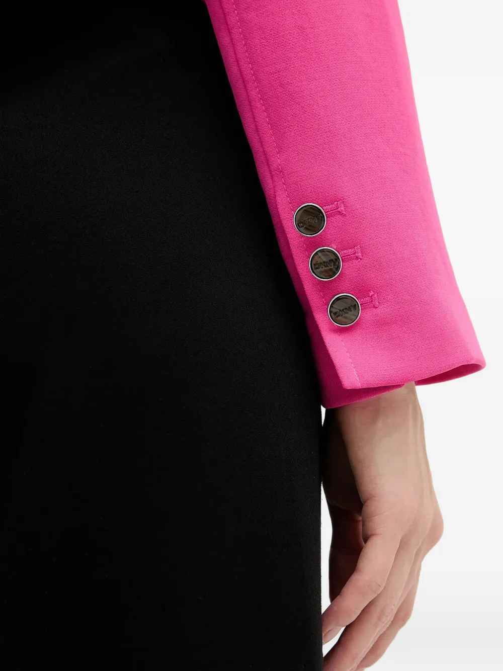 Dkny Button Flap-pocket Jacket In Pink