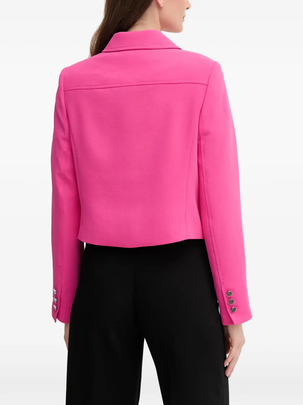 Dkny Button Flap-pocket Jacket In Pink
