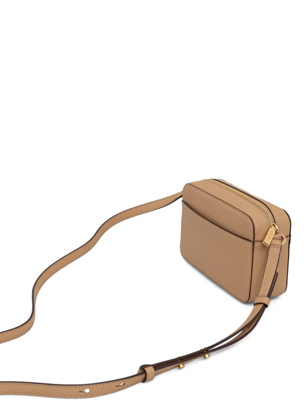 Dkny Logo-detail Cross Body Bag In Brown