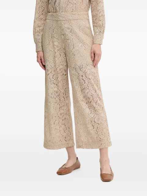 DKNY lace-detail trousers