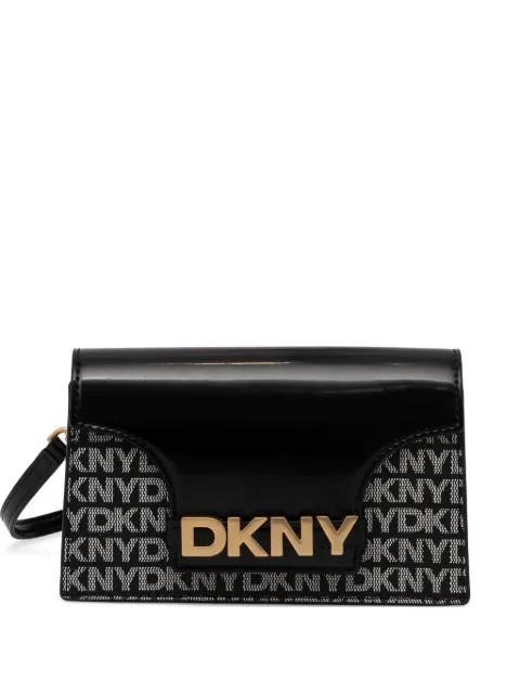 DKNY logo-plaque satchel bag