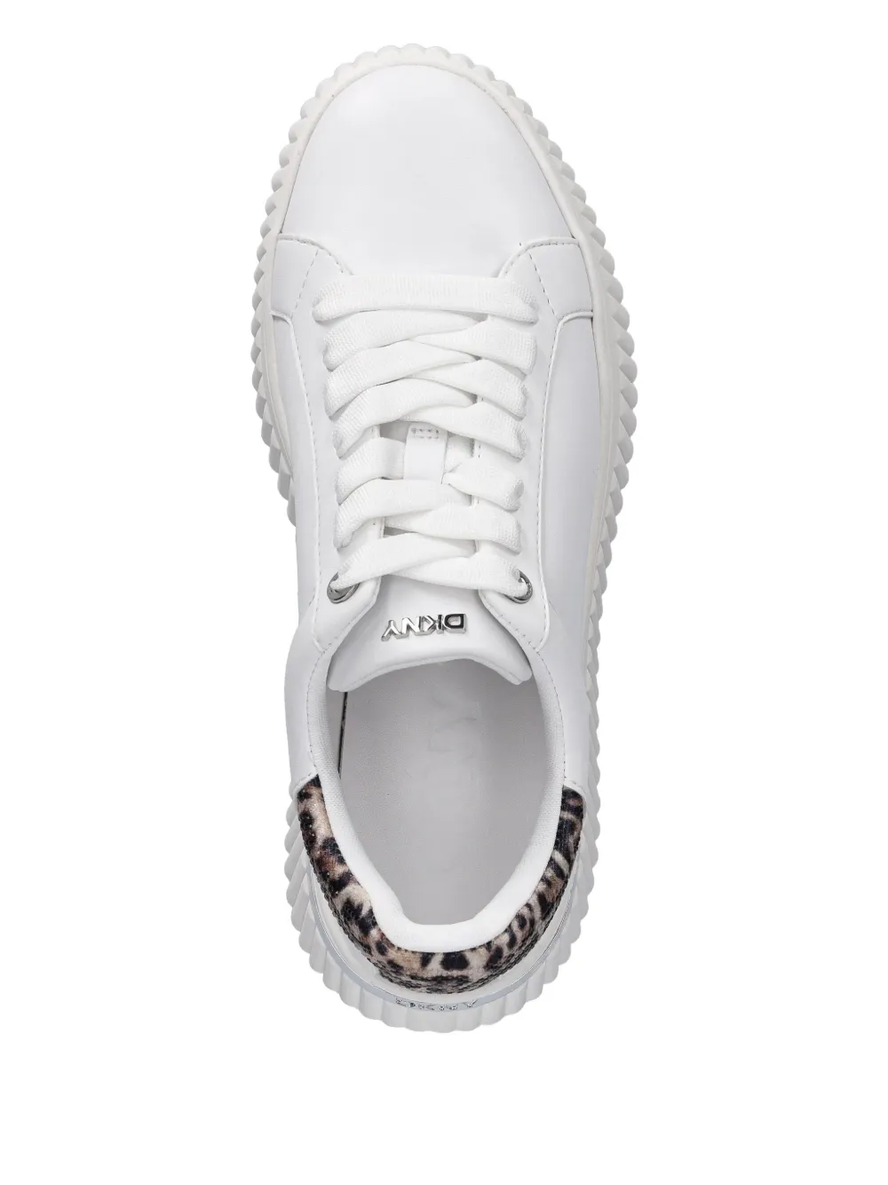 Dkny Lace-up Sneakers In White