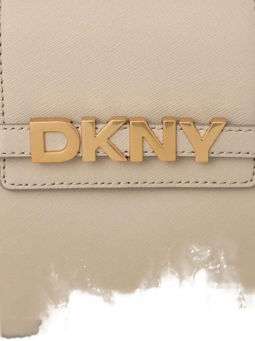 DKNY logo-detail shoulder bag Beige