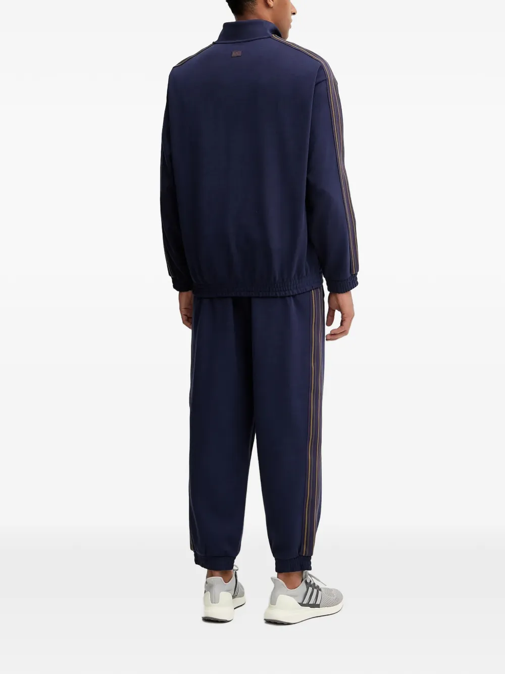 Ea7 Zip-fastening Tracksuit In Blue