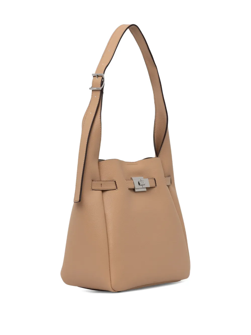 DKNY buckle-detail tote bag - Bruin