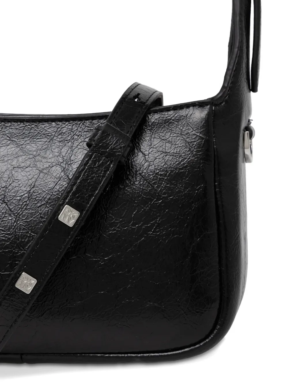 Dkny Logo-detail Cross Body Bag In Black