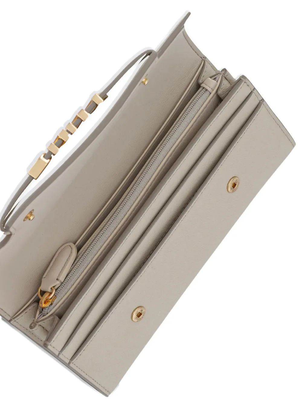 DKNY Portemonnee met logo Beige