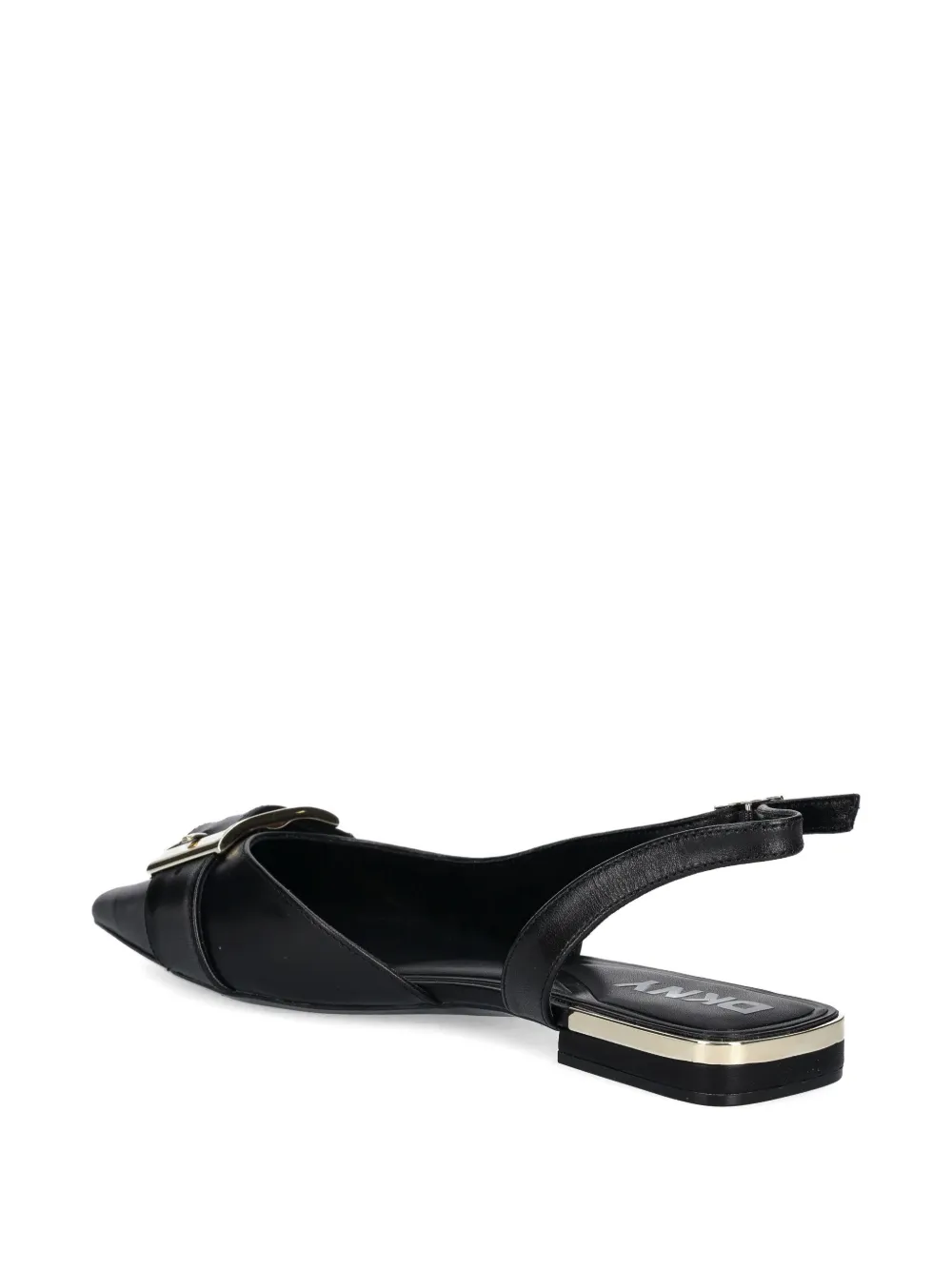 DKNY Slingback ballerina's met gesp Zwart