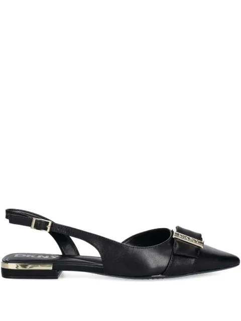 DKNY buckle sling back ballet flats
