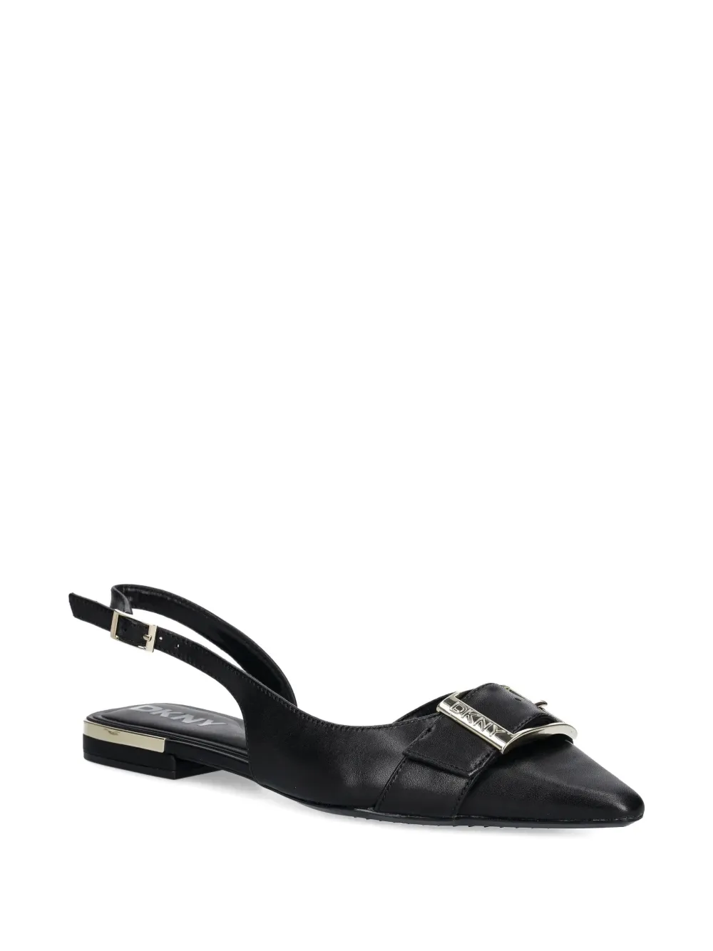 DKNY Slingback ballerina's met gesp Zwart