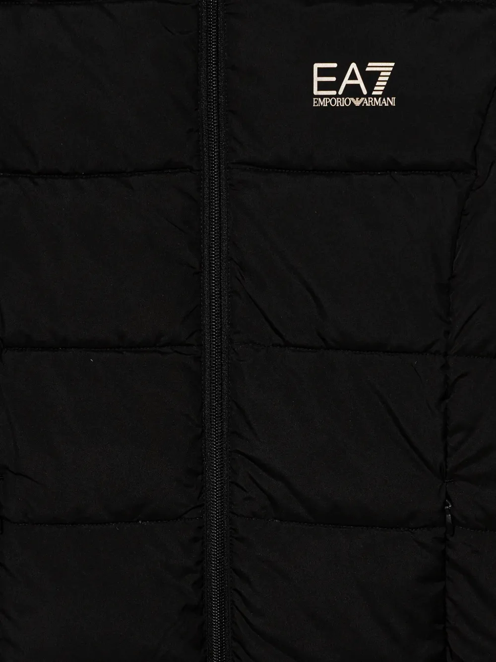 Emporio Armani Kids Gewatteerd jack Zwart