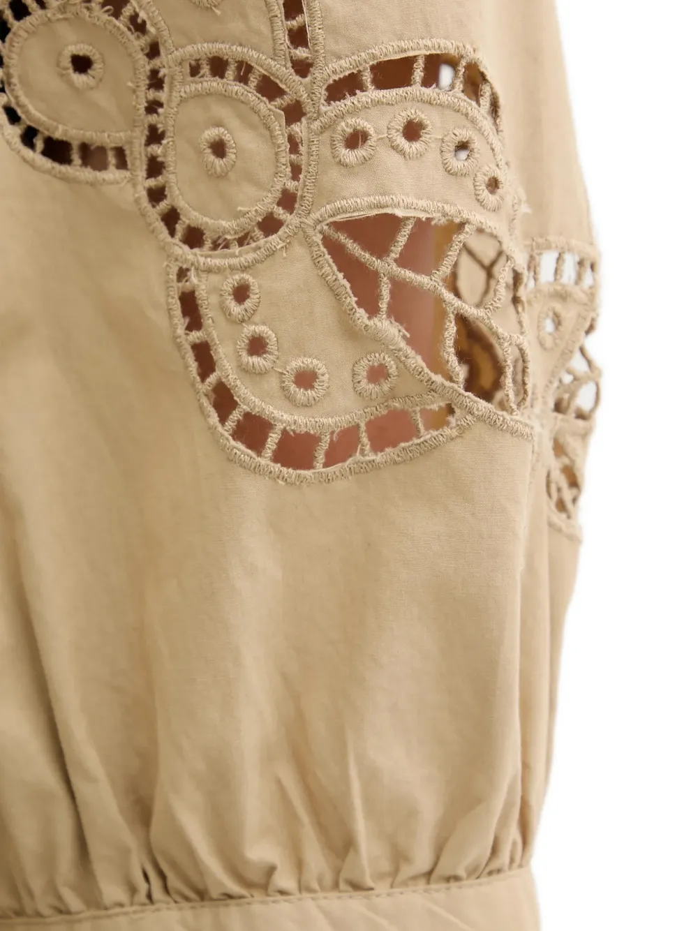 Dkny Wrap-detail Tiered Midi Dress In Neutral