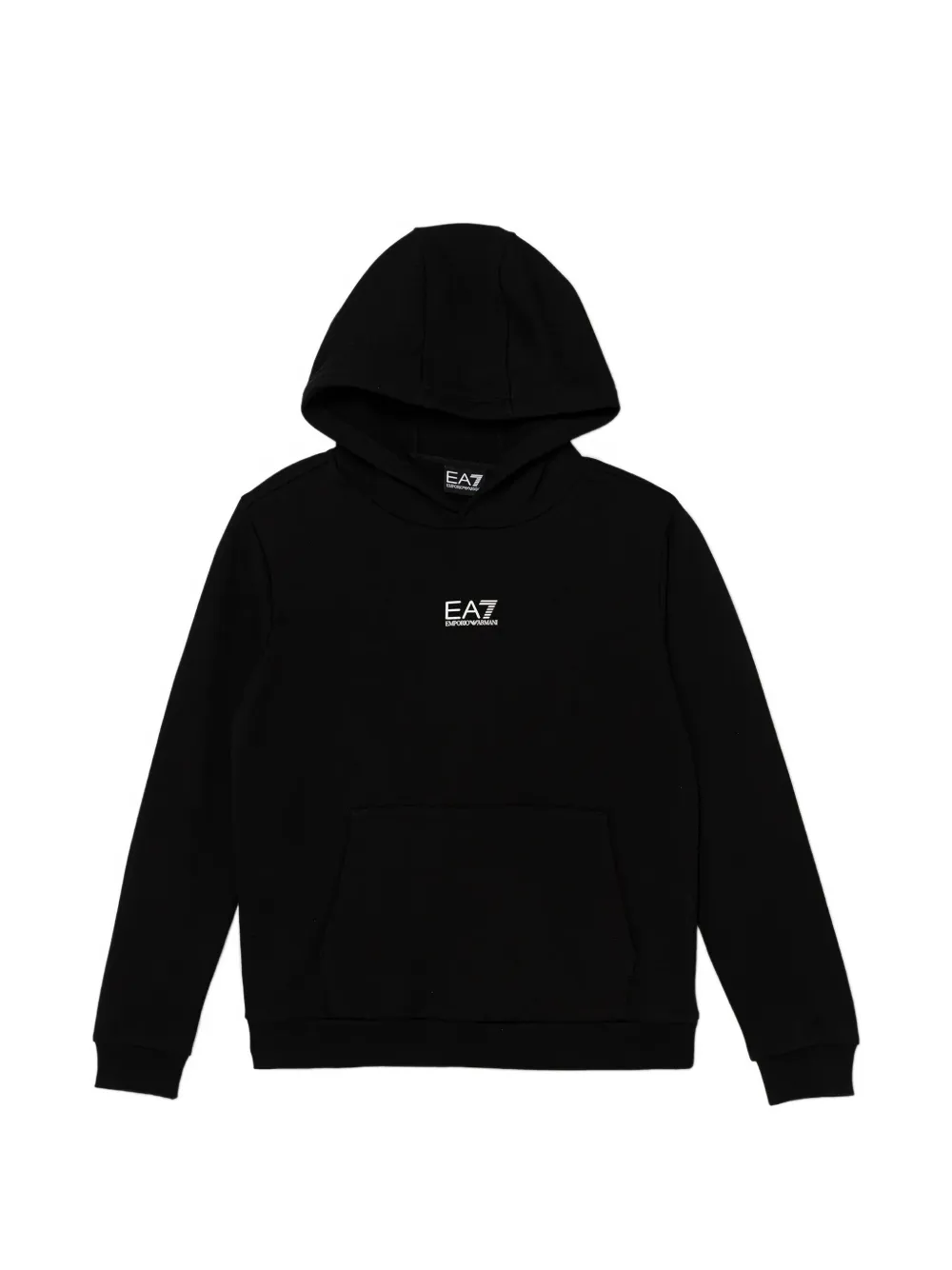 Emporio Armani Kids Trainingspak met capuchon en logodetail Zwart