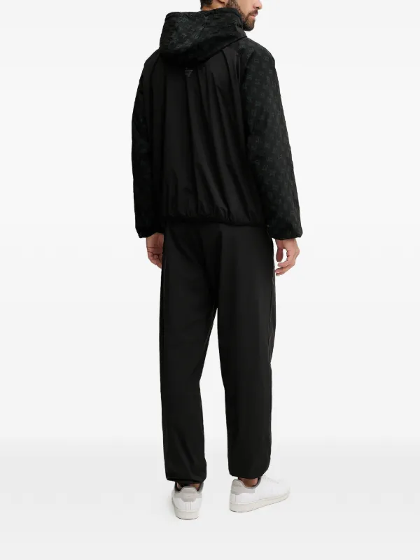 Ea7 Emporio Armani フーデッド ジャケット | ブラック | FARFETCH JP