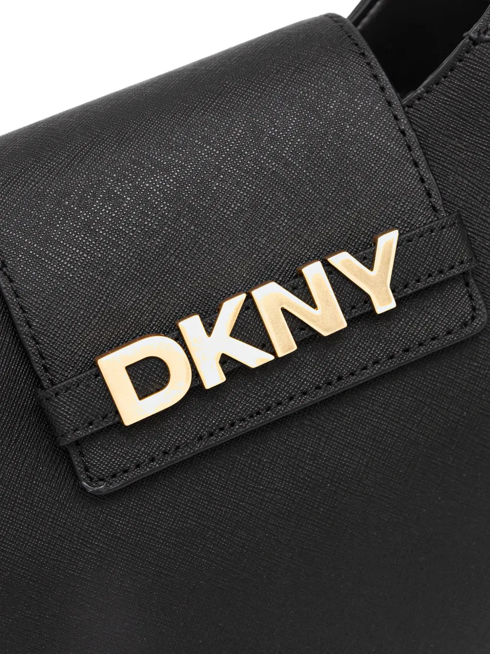 DKNY logo-detail shoulder bag Zwart
