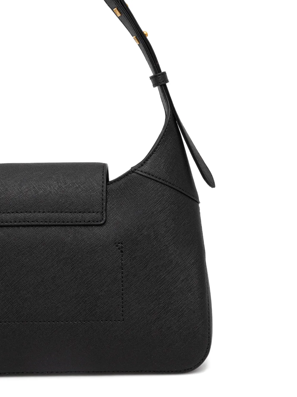 DKNY logo-detail shoulder bag Zwart