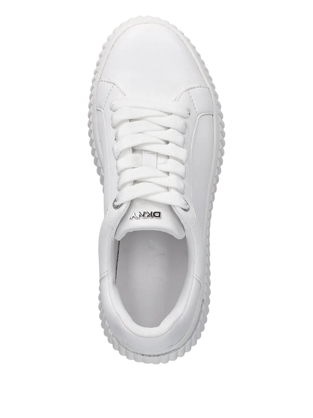 Dkny Lace-up Sneakers In White