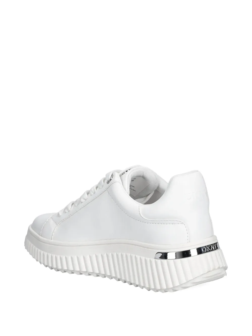 Dkny Lace-up Sneakers In White