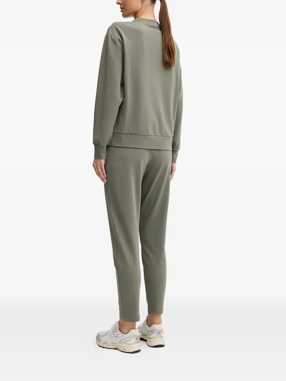 Ea7 Logo-print Tracksuit In Green