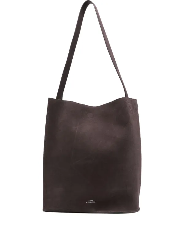 Studio Nicholson Suede Shoulder Bag Brown FARFETCH IN - Main Image