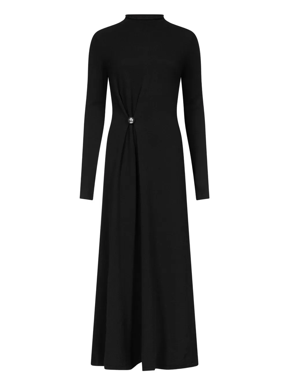 LouLou de Saison Lucero maxi-jurk Zwart
